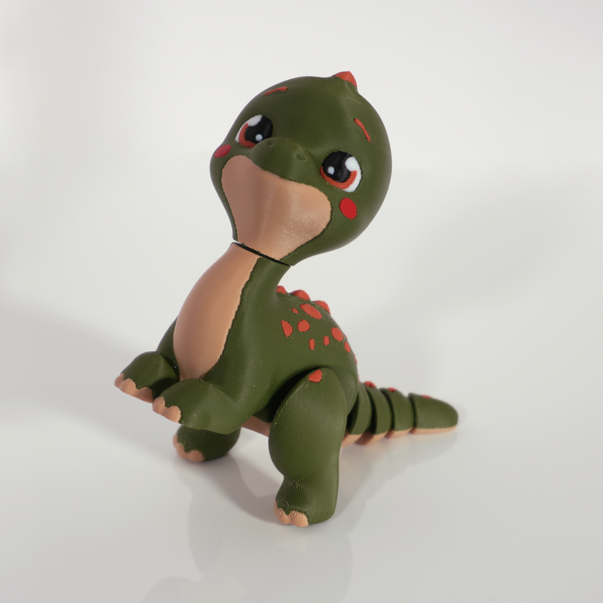 Tiny Diny rearing up on its hind legs